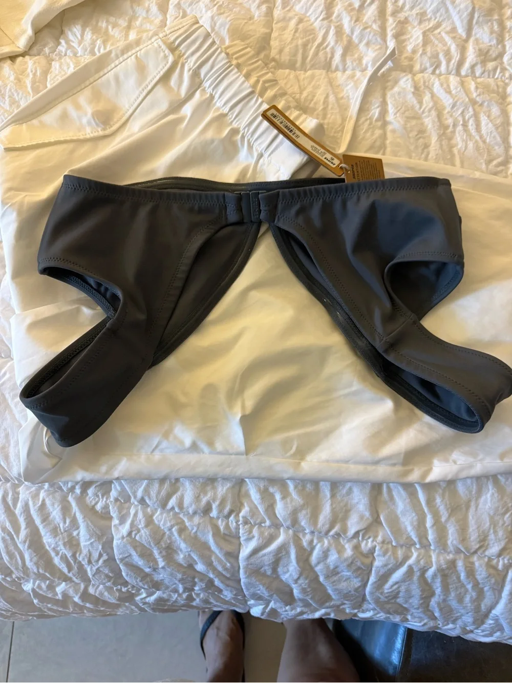 Gray Sculpting Bra Top with Tags